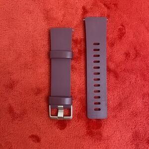 Quick Release Silicone Smart Watch Band Soft Strap Rubber Bracelet Burgundy 22mm